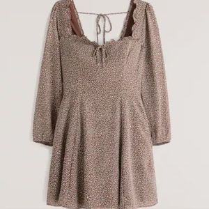 Iso! A&F portrait neck mini dress